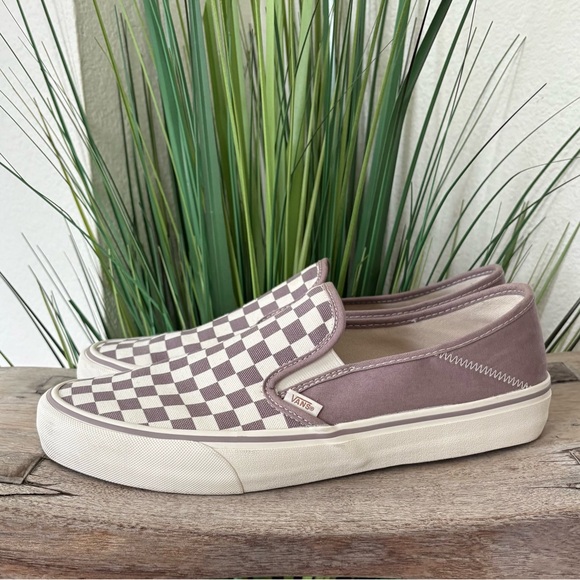Vans Ultra Cush Checkered Slip-On Sneakers - Picture 4 of 8